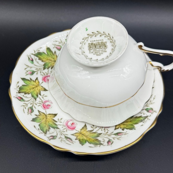 Paragon 1951 Princess Elizabeth Visit to Canada Tea Cup Saucer Set Bone China En - Picture 4 of 5